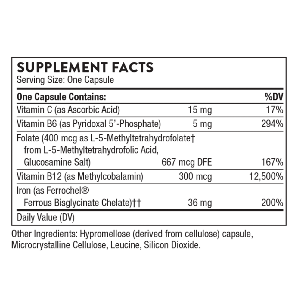 Advanced Iron Complex (formerly Ferrasorb) 60 Capsules