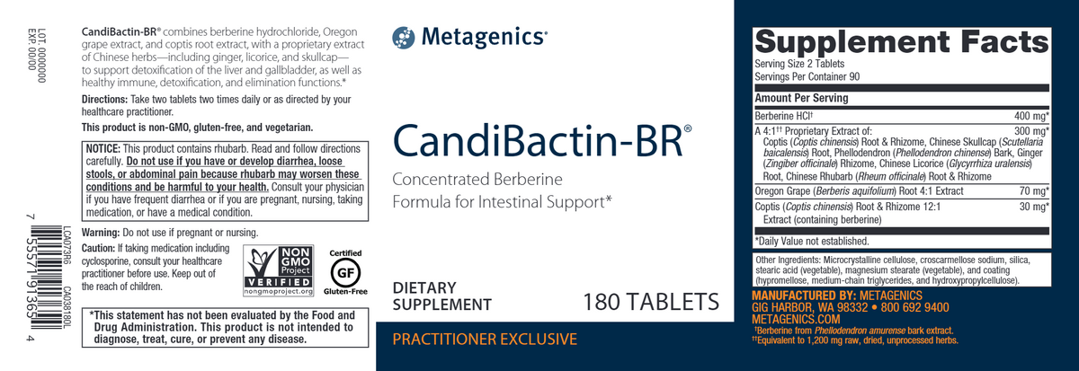 CandiBactin-BR 180 Tablets - LIMITED SUPPLY