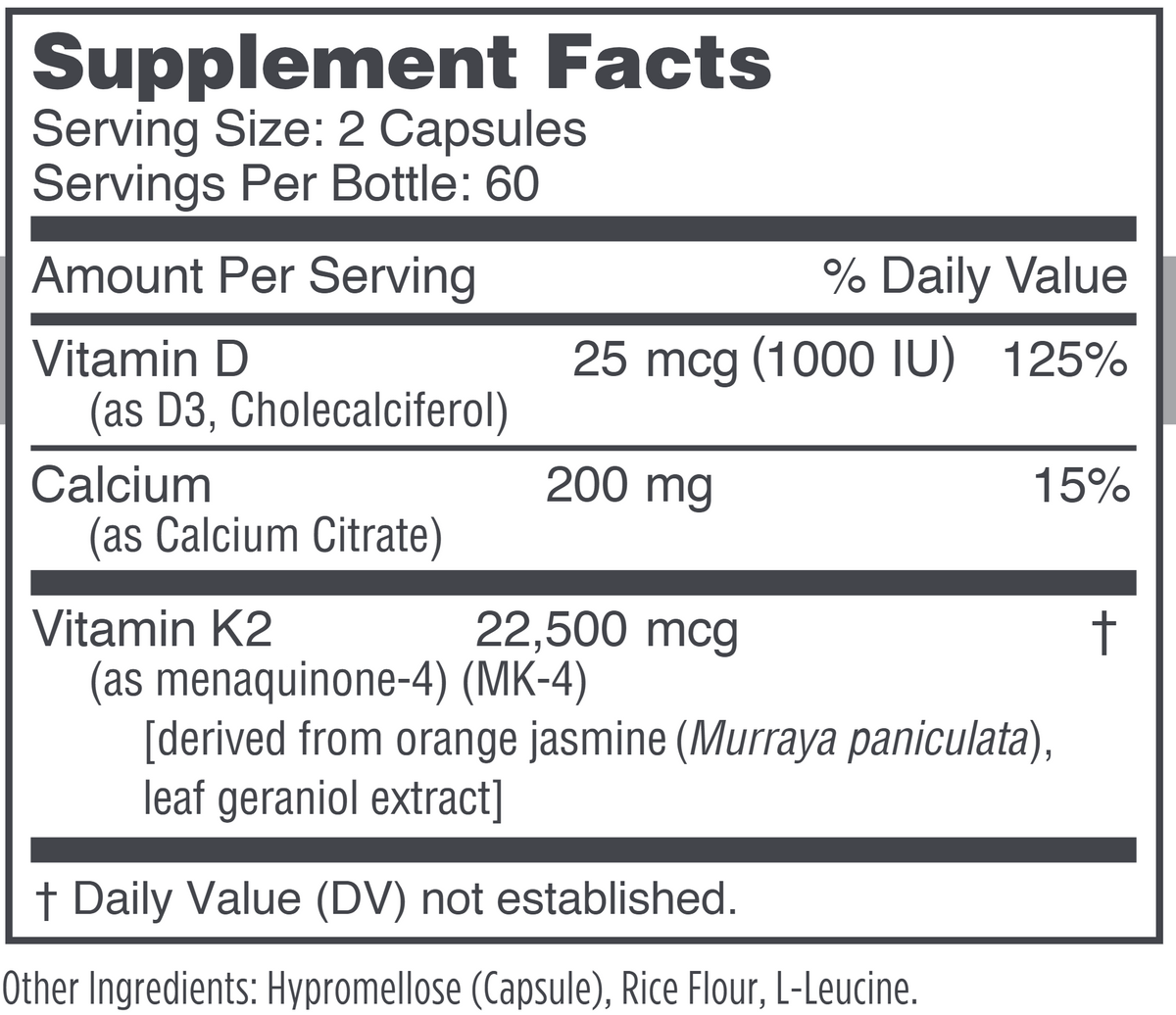 Osteo-K Minis 120 vegcaps (Alternative to Osteoprime Ultra)