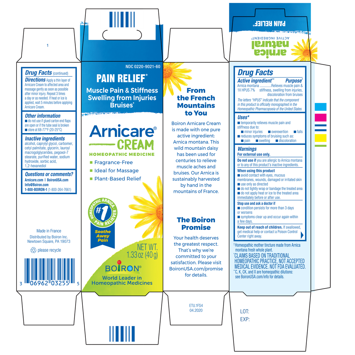 Arnicare Cream 1.33 oz