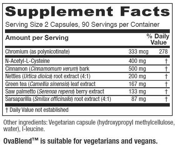 Ovablend 180 Vegetarian Capsules