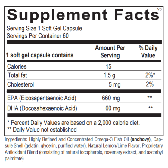 Orthomega® Select EPA 60 Soft Gel Capsules