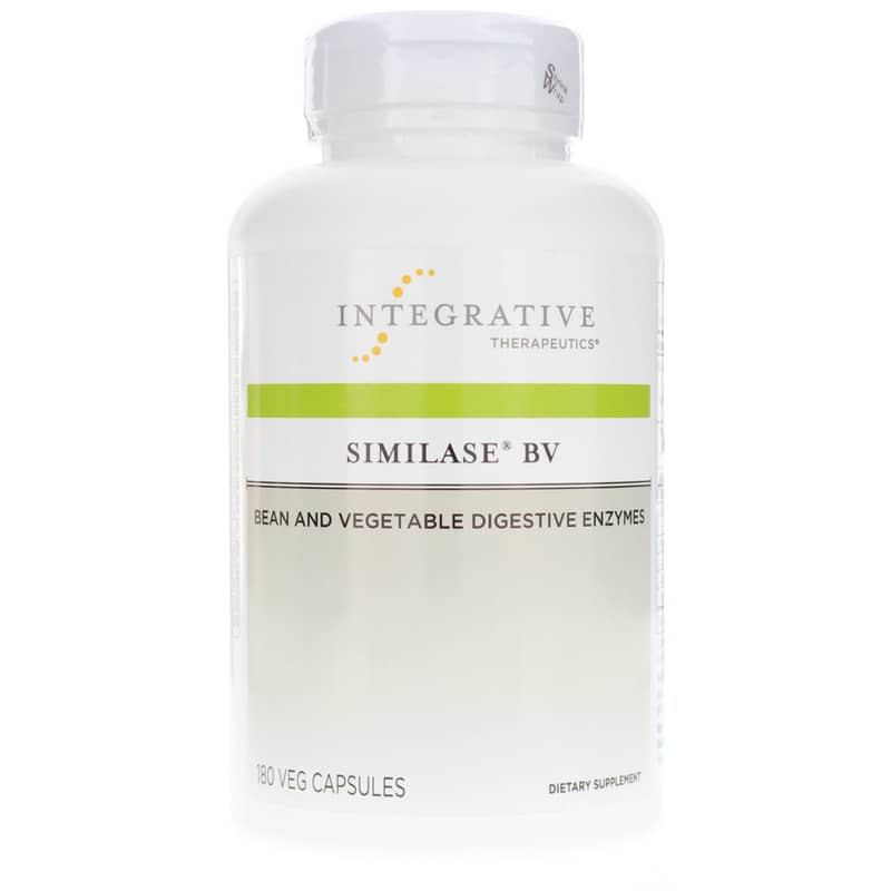 Similase BV Bean &amp; Vegetable Digestive Enzymes 180 Vegetable Capsules - Special Order