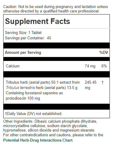 Tribulus 40 Tablets